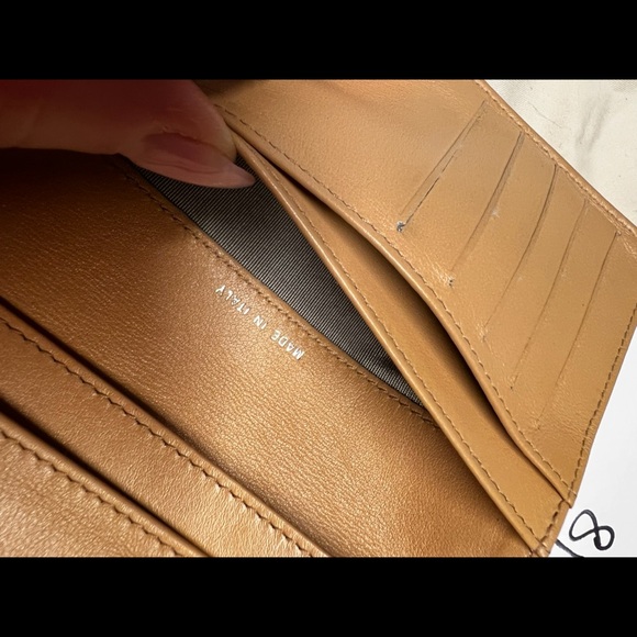 Chanel bifold wallet beige authentic - Picture 7 of 8